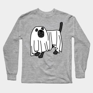 Boo Sheet Halloween Dog Long Sleeve T-Shirt